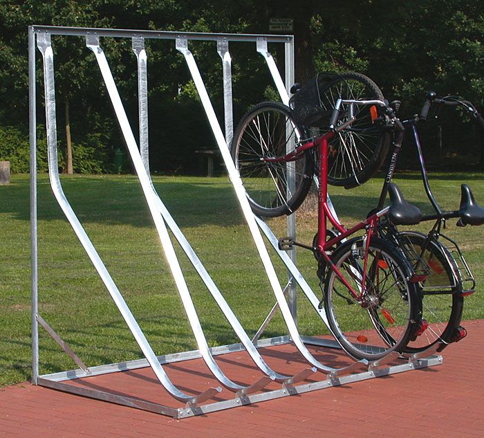 Fahrradständer Standparker Mit Hohem Einstellbügel